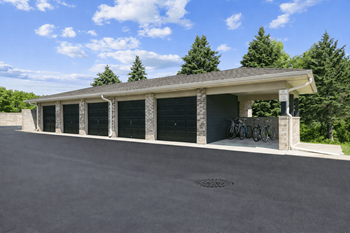 Champlin drive bike storage & racks at elm creek